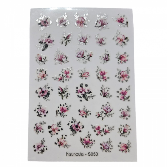 Flores con brillos