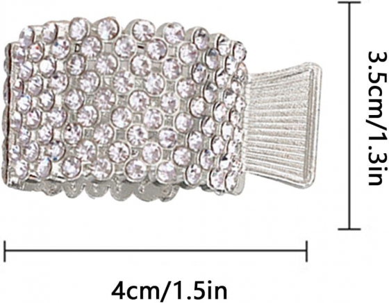 Broche plateado