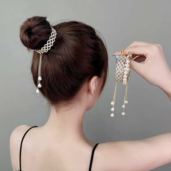 Broche perlado
