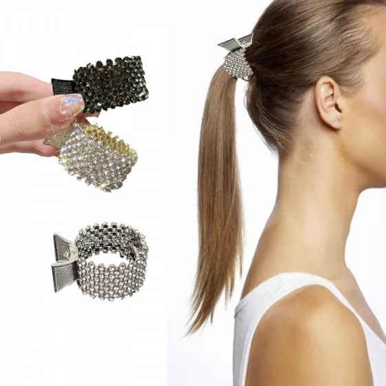 Broche plateado