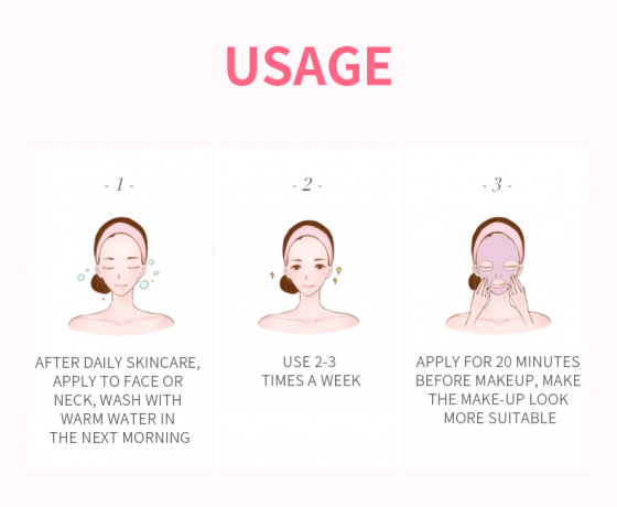 Mascarilla nocturna: Sakura