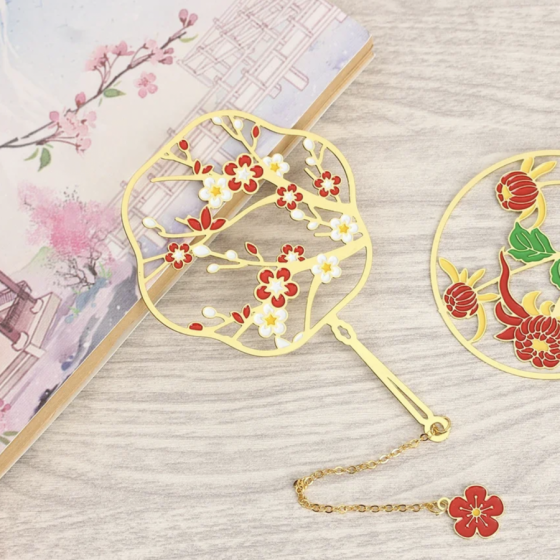 Abanico con flores