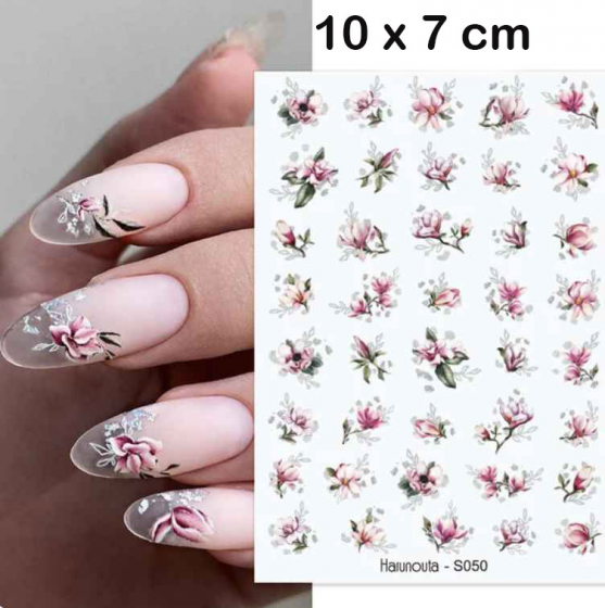 Flores con brillos