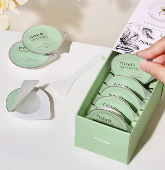 Delicate revitalizing acid facial mask