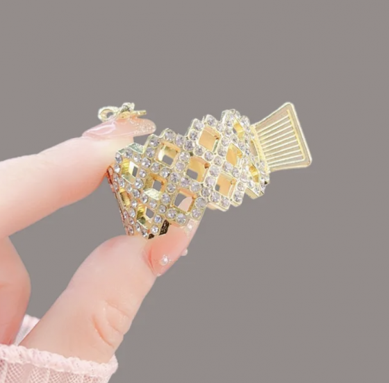 Broche brillante