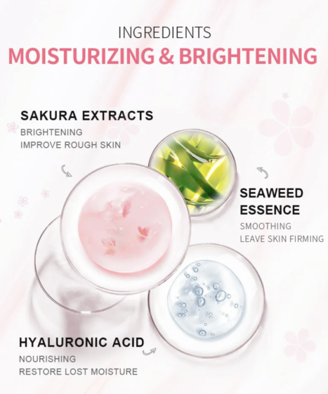 Mascarilla nocturna: Sakura