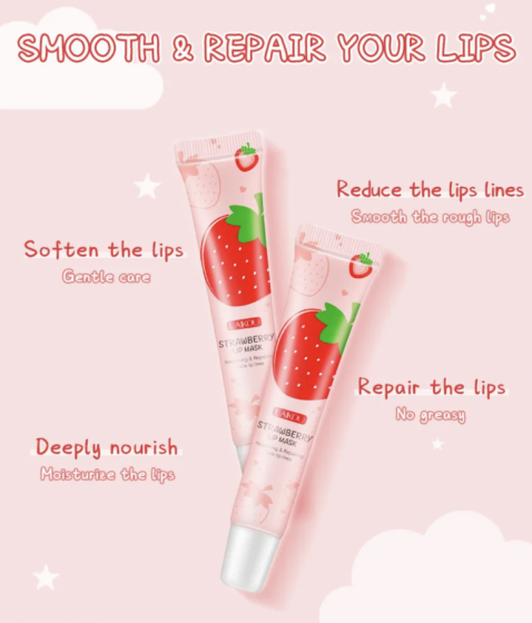 Crema para labios de Frutilla