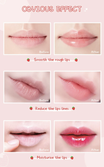 Crema para labios de Frutilla