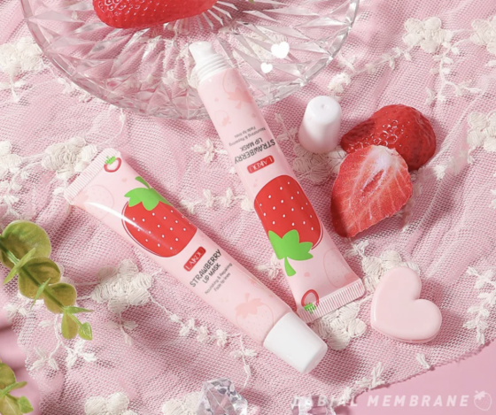 Crema para labios de Frutilla