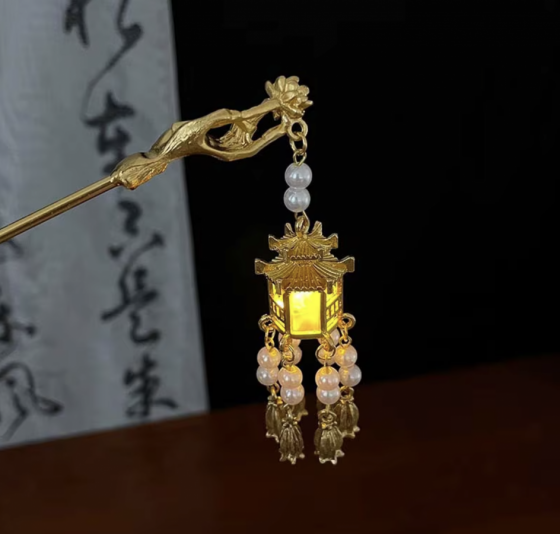 Pagoda con luz
