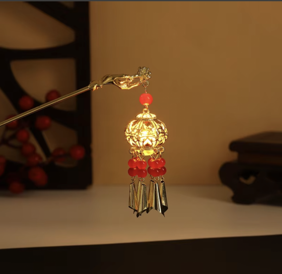 Linterna china con luz