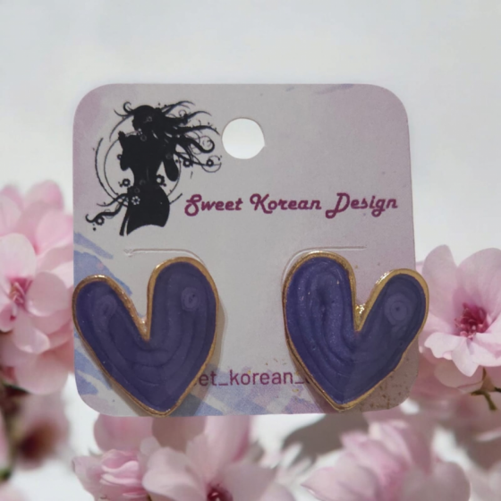 Corazón violeta