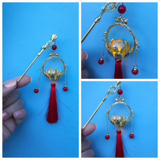 Flor de loto con luz