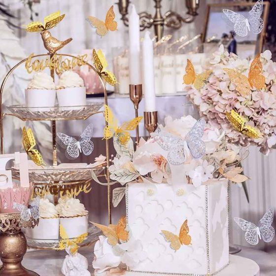 Mariposas metalizadas