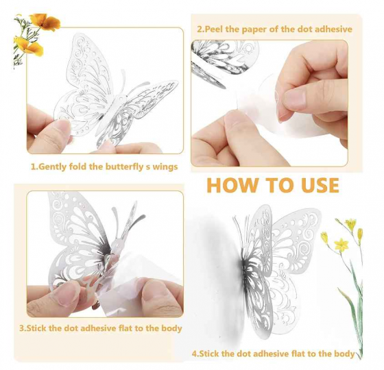 Mariposas metalizadas