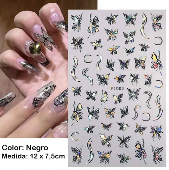 Mariposas tornasol negra