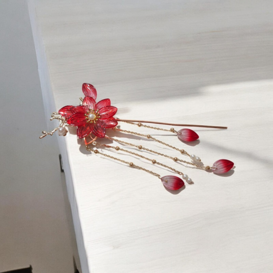 Gran flor roja