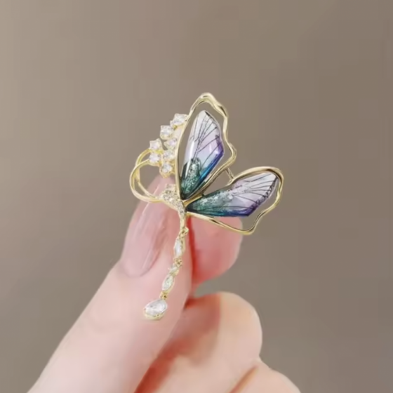 Mariposa violácea