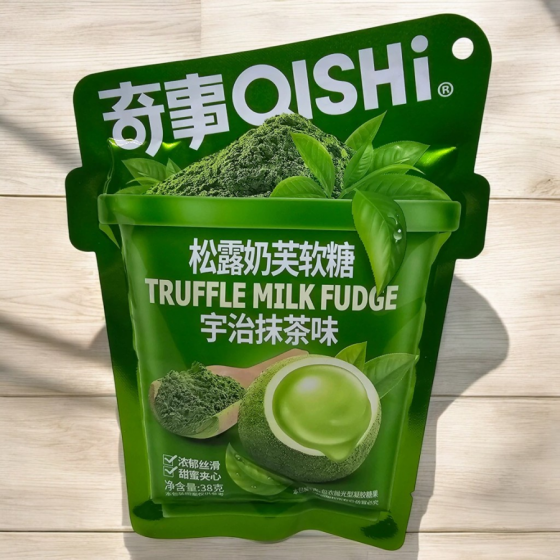 Trufas sabor matcha